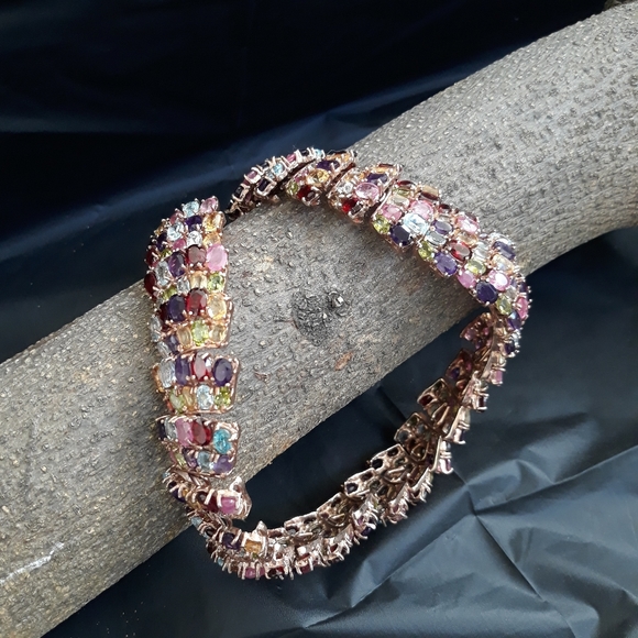 Masterpiece Atelier Multi-Stone Rose Gold Necklace - Picture 5 of 16